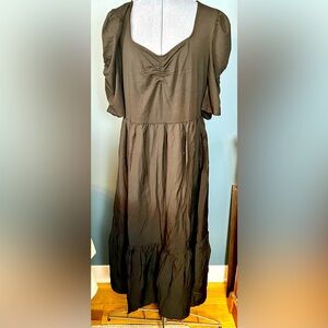 Gap ladies black dress with sweetheart neckline size XL